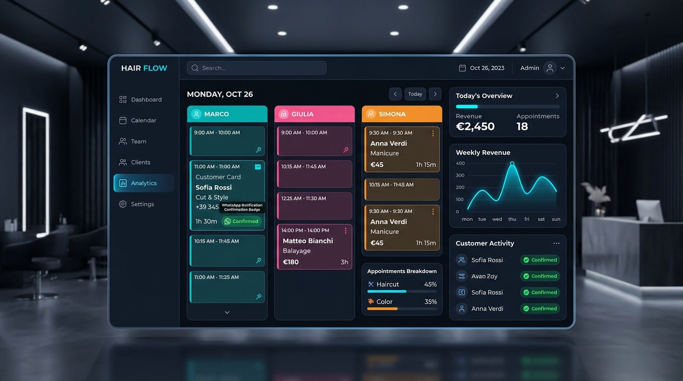 Dashboard Cut Express Multi-Operatore